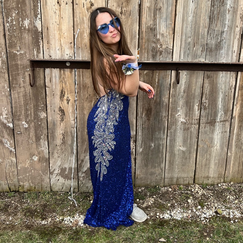 GORG NAVY DRESS